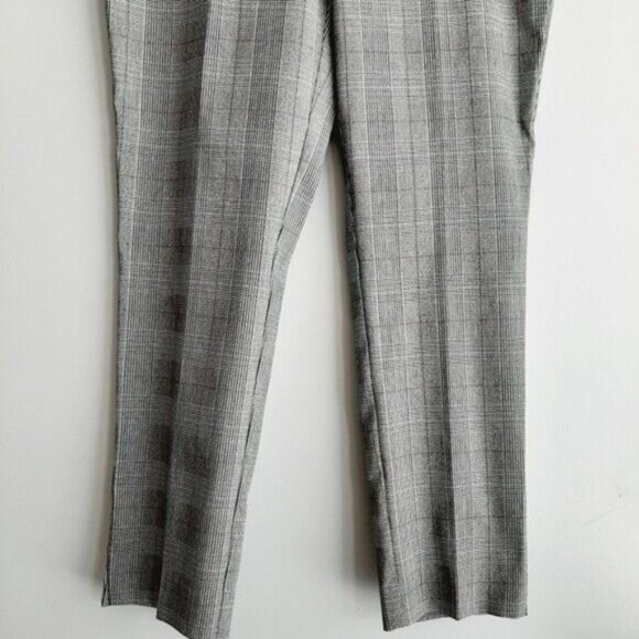 COUNTERPARTS | NEW Grey Plaid Pants Pull-on Super Stretch PLUS Sz 16 - Picture 5 of 11